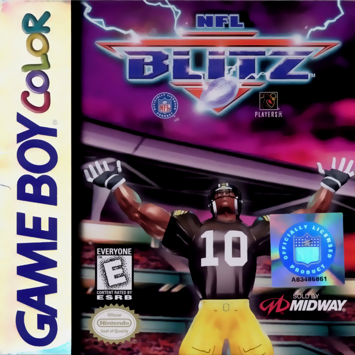 NFL Blitz box art for GameBoy Color