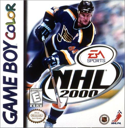NHL 2000 box art for GameBoy Color
