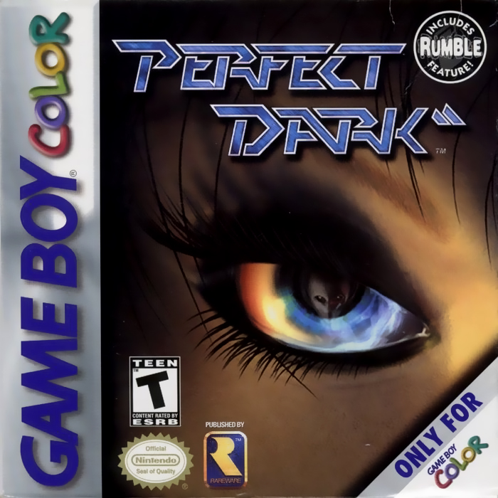 Perfect Dark box art for GameBoy Color