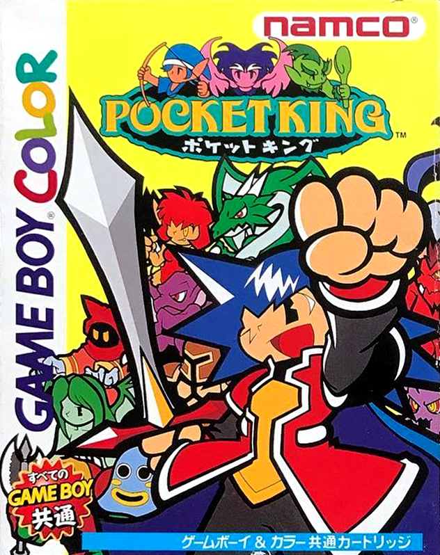 Pocket King box art for GameBoy Color