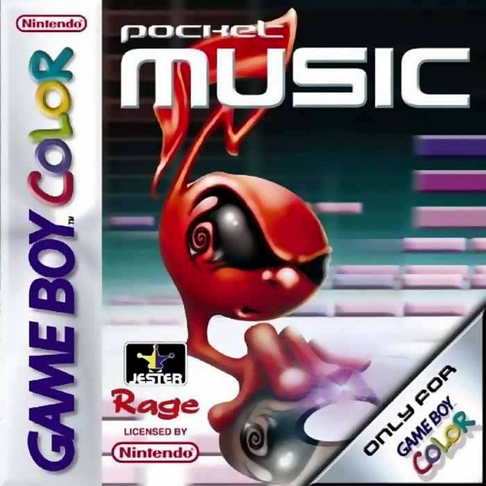 Pocket Music box art for GameBoy Color