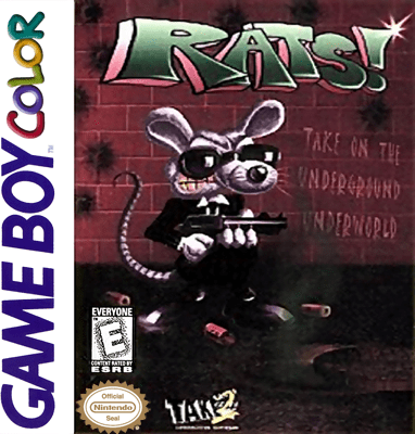 Rats box art for GameBoy Color