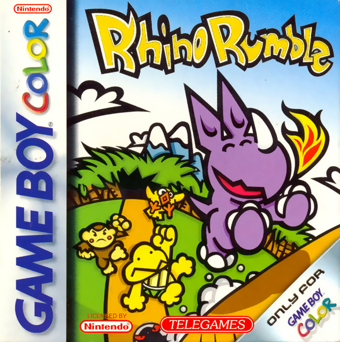 Rhino Rumble box art for GameBoy Color