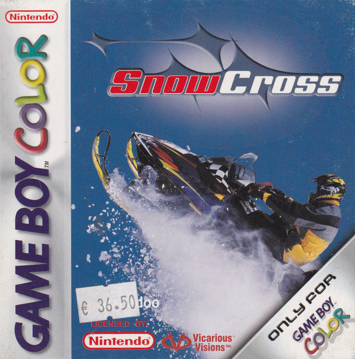 Snow Cross box art for GameBoy Color