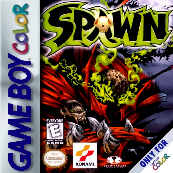 Spawn box art for GameBoy Color