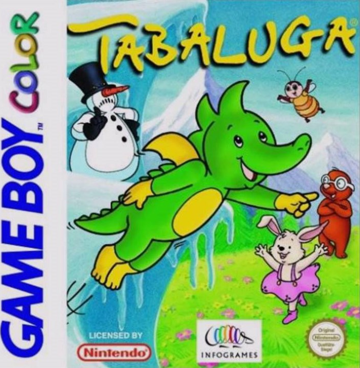 Tabaluga box art for GameBoy Color