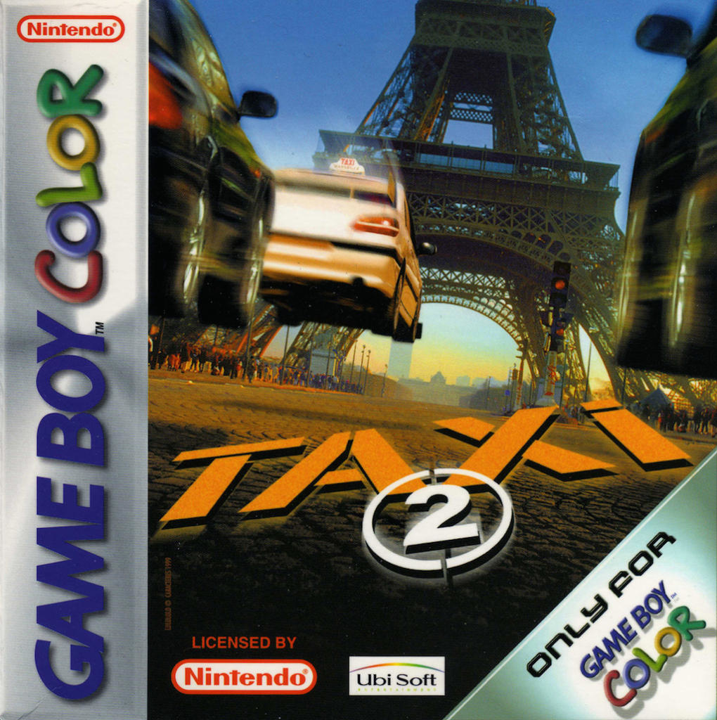 Taxi 2 box art for GameBoy Color