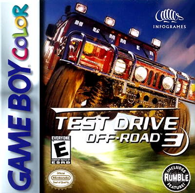 Test Drive Off-Road 3 box art for GameBoy Color