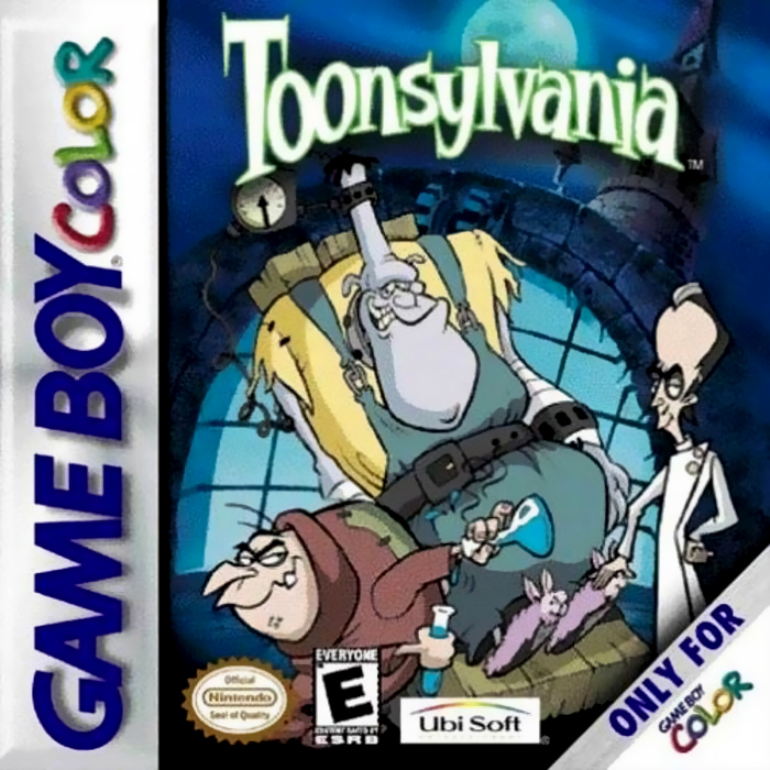Toonsylvania box art for GameBoy Color