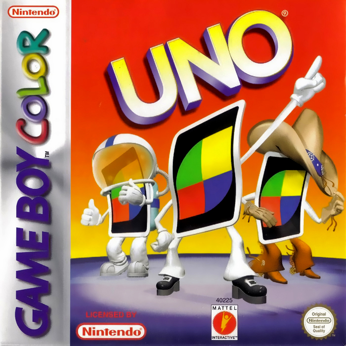 Uno box art for GameBoy Color