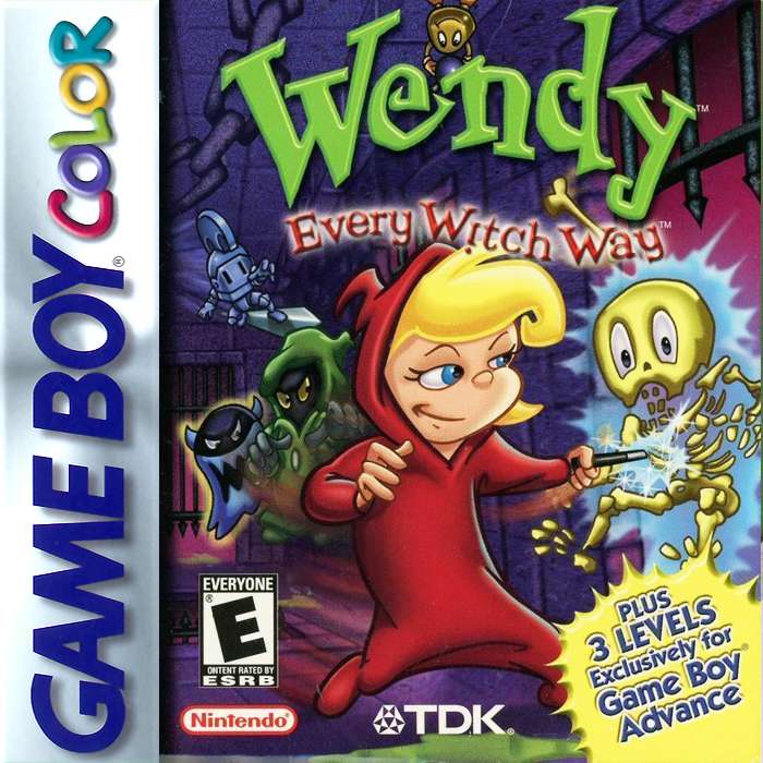 Wendy Every Witch Way box art for GameBoy Color