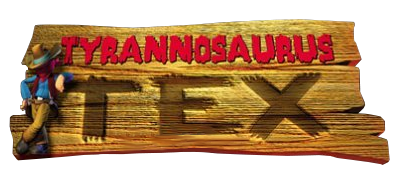 Tyrannosaurus Tex logo for GameBoy Color