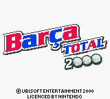 Guy Roux Manager 2000 title screen for GameBoy Color