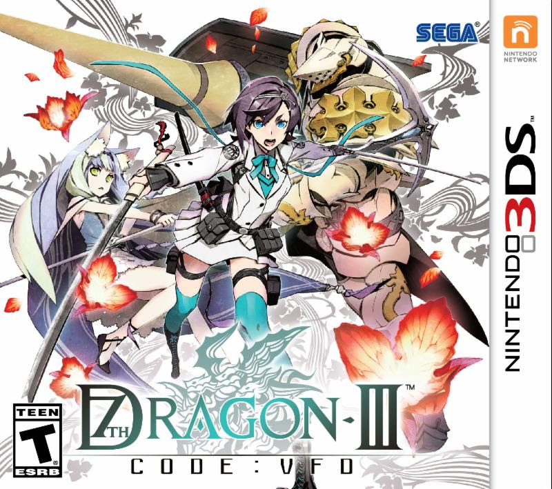7th Dragon III Code VFD [Launch Edition] box art for Nintendo 3DS