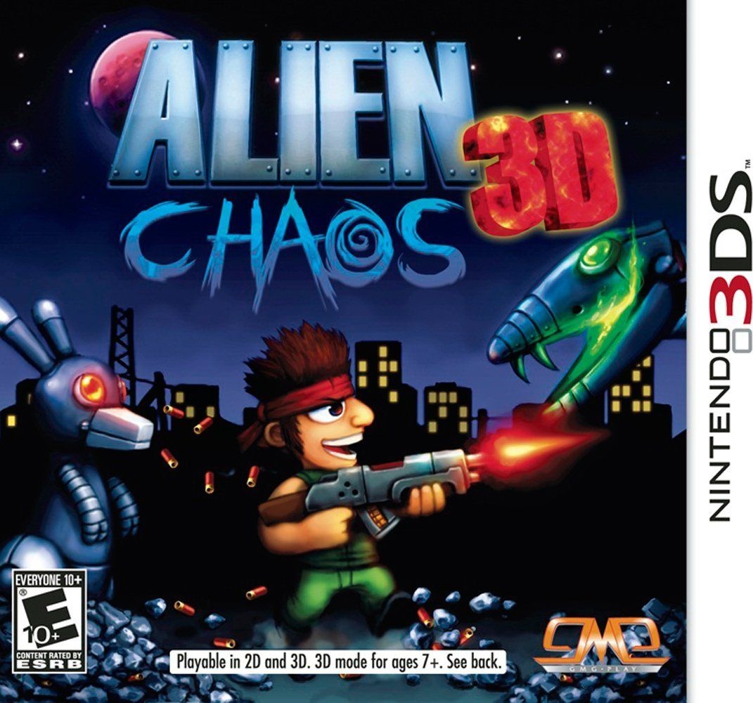 Alien Chaos box art for Nintendo 3DS