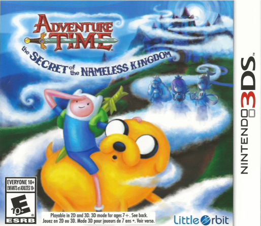 Adventure Time: The Secret of the Nameless Kingdom box art for Nintendo 3DS