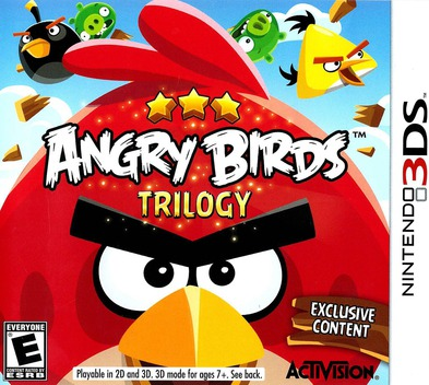 Angry Birds Trilogy box art for Nintendo 3DS