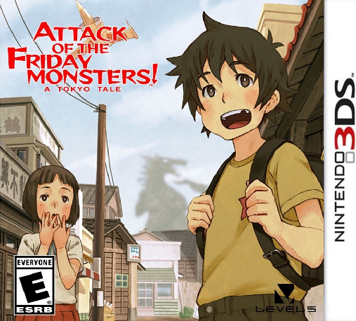Attack Of The Friday Monsters! A Tokyo Tale box art for Nintendo 3DS