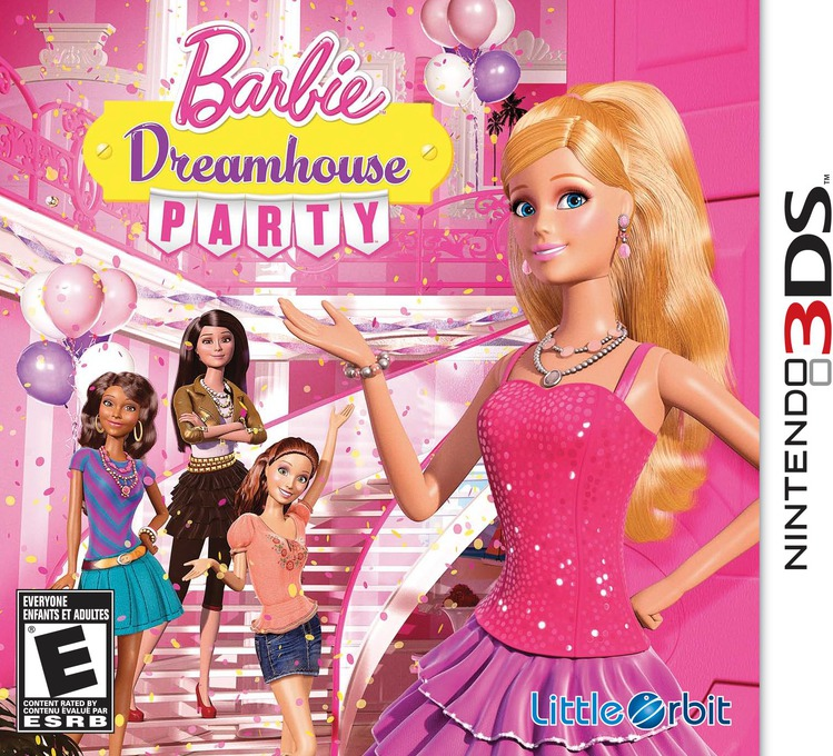 Barbie: Dreamhouse Party box art for Nintendo 3DS