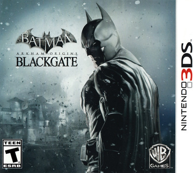 Batman Arkham Origins Blackgate box art for Nintendo 3DS