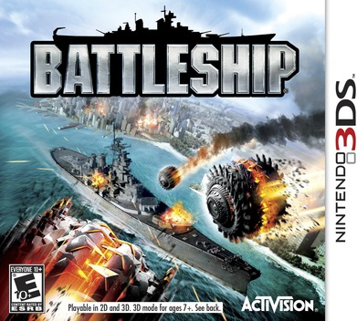 Battleship box art for Nintendo 3DS