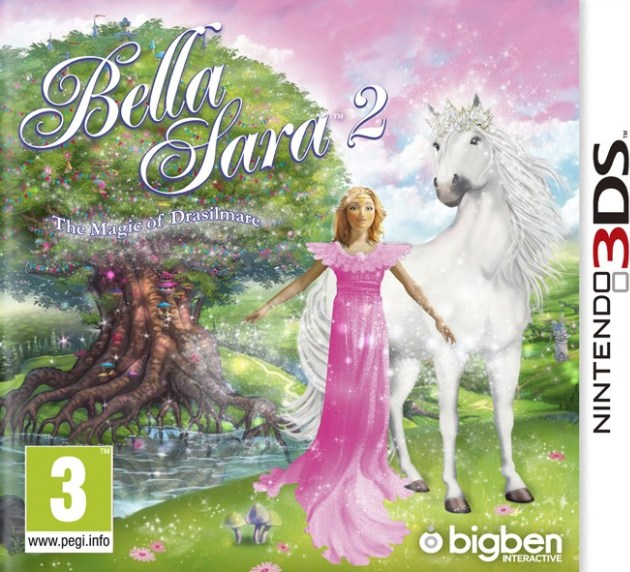 Bella Sara 2: The Magic of Drasilmare box art for Nintendo 3DS