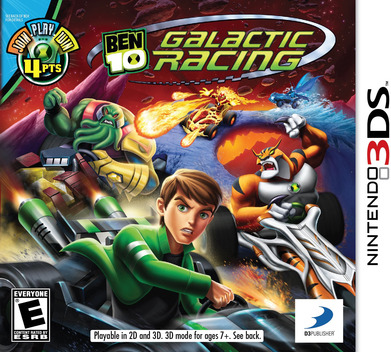 Ben 10: Galactic Racing box art for Nintendo 3DS