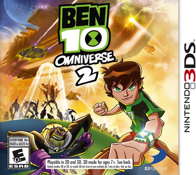 Ben 10: Omniverse 2 box art for Nintendo 3DS