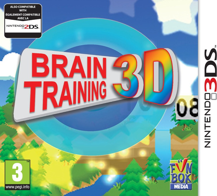 Brain Training 3D box art for Nintendo 3DS