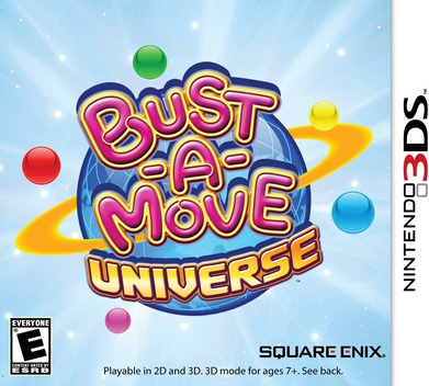 Bust-a-Move Universe box art for Nintendo 3DS