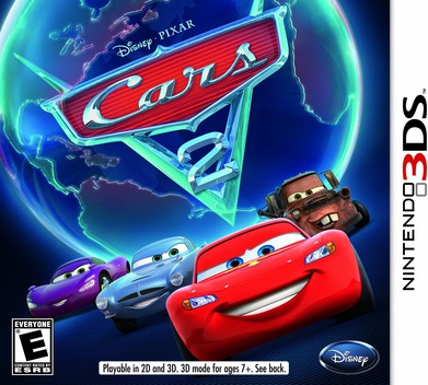 Cars 2 box art for Nintendo 3DS