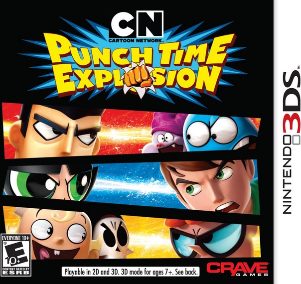 Cartoon Network Punch Time Explosion box art for Nintendo 3DS