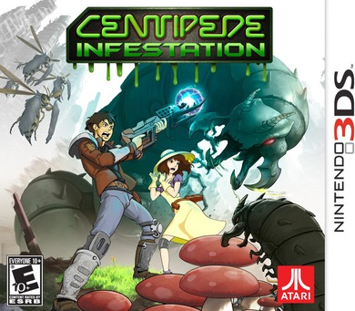 Centipede: Infestation box art for Nintendo 3DS