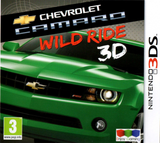 Chevrolet Camaro Wild Ride 3D box art for Nintendo 3DS