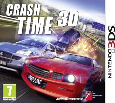 Crash Time 3D box art for Nintendo 3DS