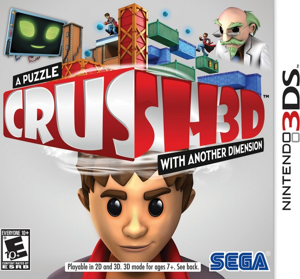Crush 3D box art for Nintendo 3DS