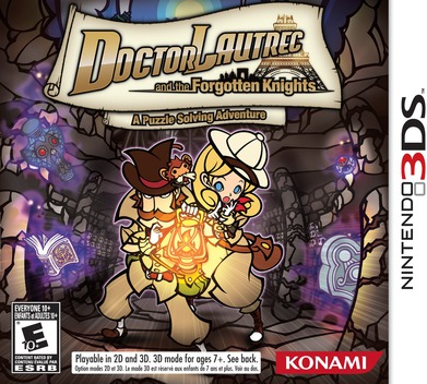 Doctor Lautrec and the Forgotten Knights box art for Nintendo 3DS