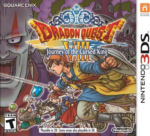 Dragon Quest VIII: Journey of the Cursed King box art for Nintendo 3DS