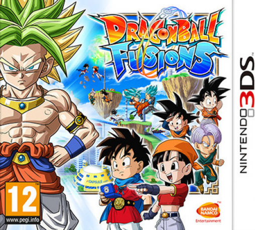 Dragonball Fusions box art for Nintendo 3DS