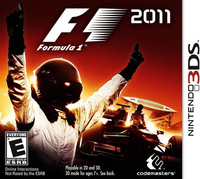 F1 2011 box art for Nintendo 3DS