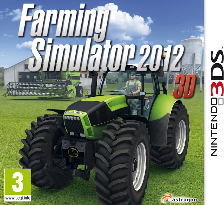 Farming Simulator 2012 3D box art for Nintendo 3DS