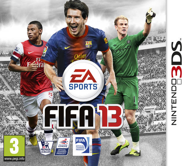 FIFA 13 box art for Nintendo 3DS