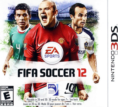 FIFA Soccer 12 box art for Nintendo 3DS