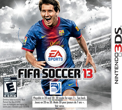 FIFA Soccer 13 box art for Nintendo 3DS