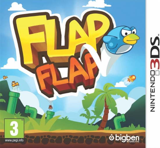 Flap Flap box art for Nintendo 3DS