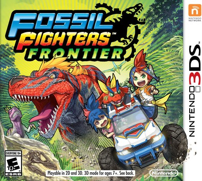 Fossil Fighters Frontier box art for Nintendo 3DS
