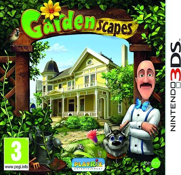 Garden Scapes box art for Nintendo 3DS