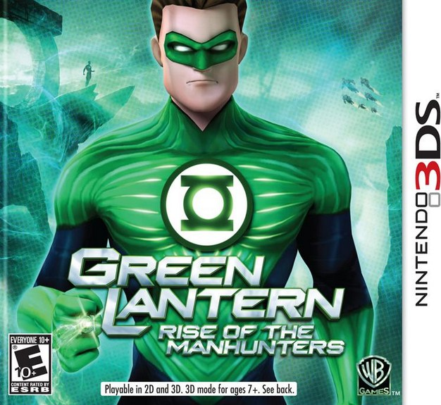 Green Lantern: Rise Of The Manhunters box art for Nintendo 3DS