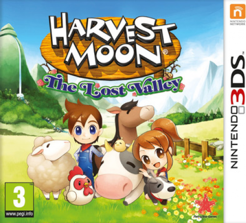 Harvest Moon: The Lost Valley box art for Nintendo 3DS