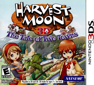 Harvest Moon: The Tale Of Two Towns box art for Nintendo 3DS